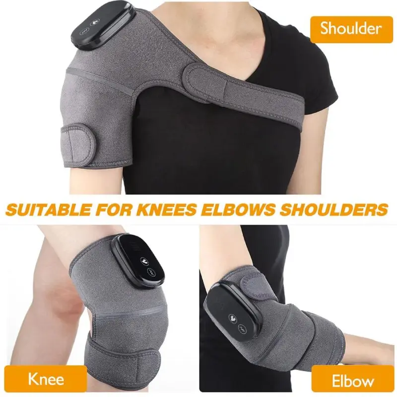 Heated Vibration Knee Massager, Adjustable Electric Knee Massager, Muscle Relaxation Heated Massage Equipment, Stocking Fillers Gift 4