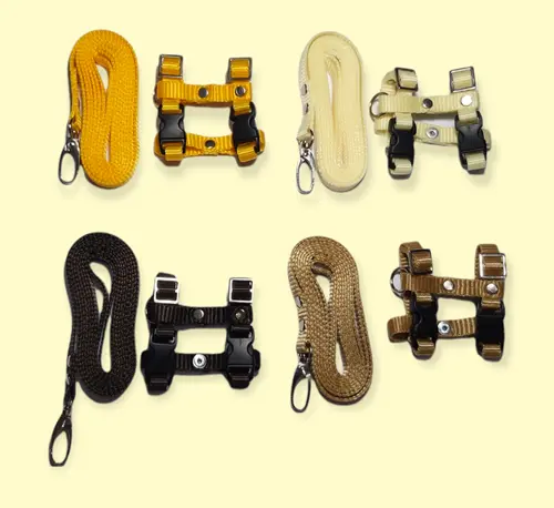 Harness H uk XXS / DOUBLE EXTRA SMALL Tali Tuntun untuk Reptil, Sugar Glider, Iguana