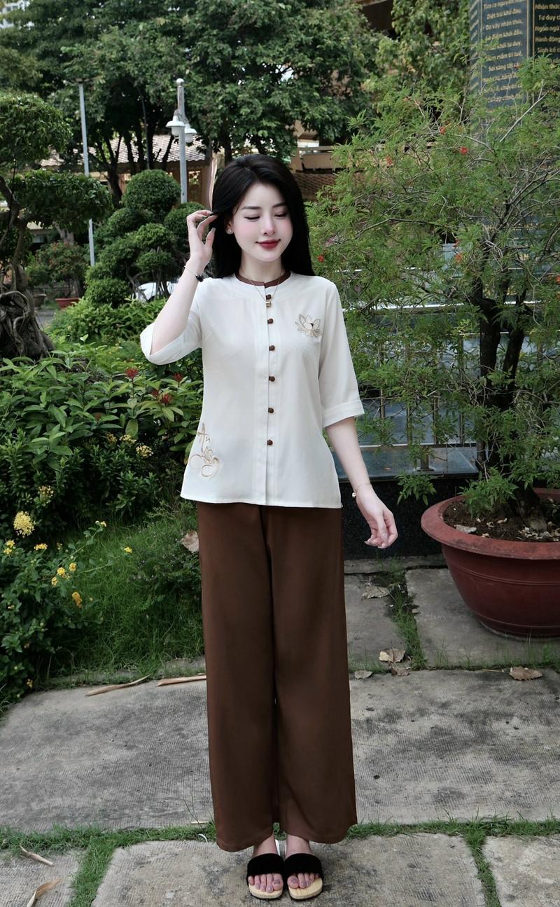 Product Introduction of Bộ pháp phục lụa trượt thêu An siêu xinh 2
