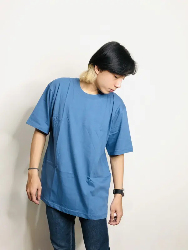 KAOS POLOS OVERSIZE COTTON COMBED 24S Lembut Nyaman Basic 4