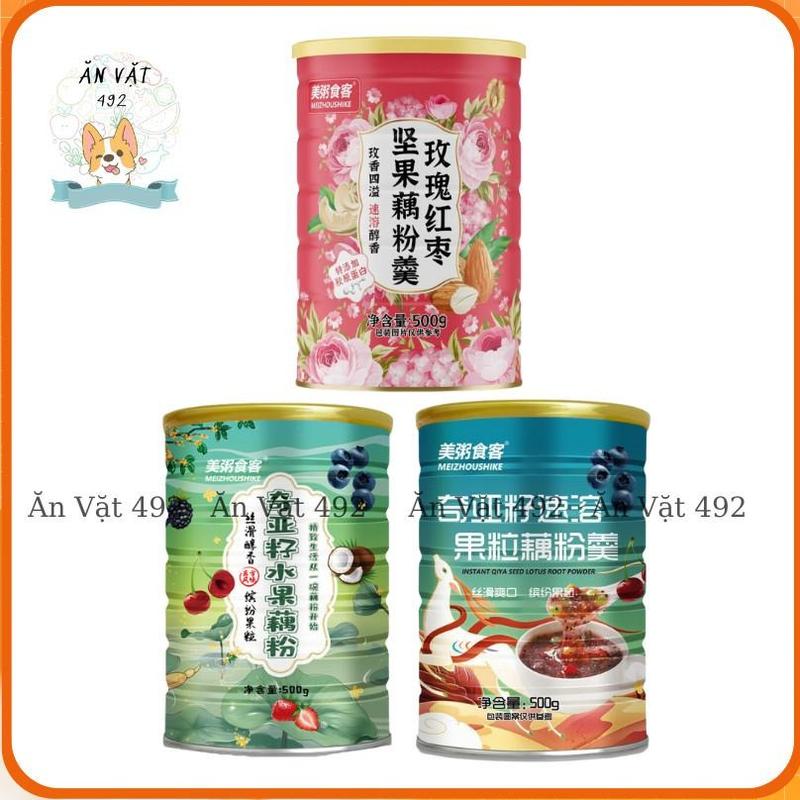 Combo 3 Bột Củ Sen Mix Hạt Dinh Dưỡng M6 M8 M11 - Ăn Vặt 492