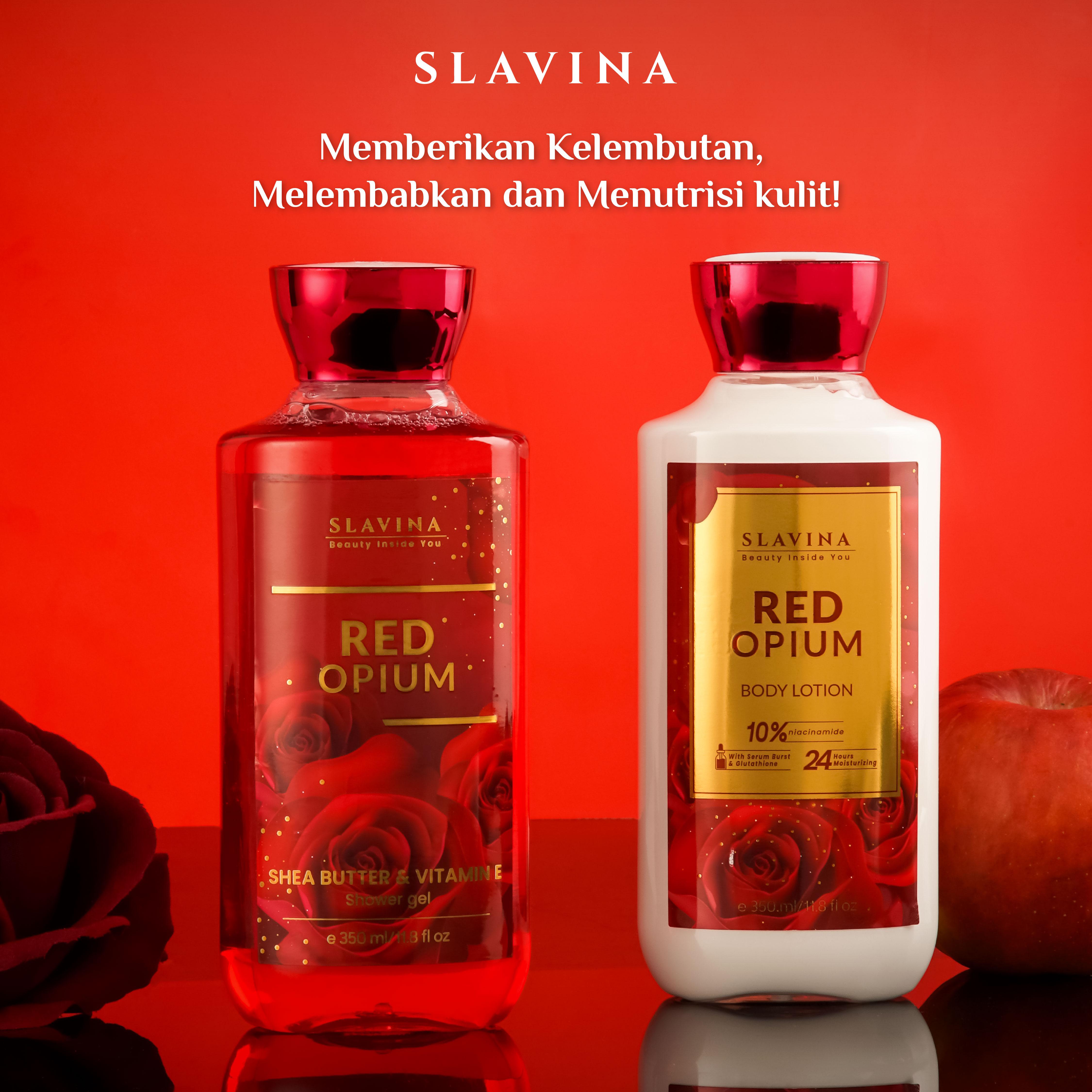 【SPECIAL TOKOMAMAGIGI】SLAVINA ALL Body Care Body Lotion dan Shower Gel by Nagita Slavina Moisturizer dan Sabun Mandi Cair 350ml