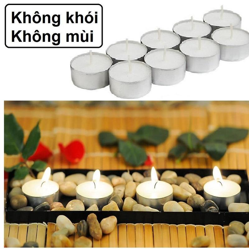  Bộ 10 nến khử mùi và trang trí hoặc dùngcho Đèn xông tinh dầu không mùi không khói mã 25005 Decor Nến Thơm Trang Trí Nhà 