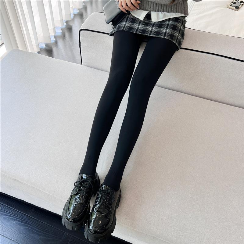 Autumn and Winter New Water Light Pants Artifact Outer Wear Nude Feel One-Piece Trousers Single Layer Fresh-Colored Pantyhose Women's Leggings Wholesale 3