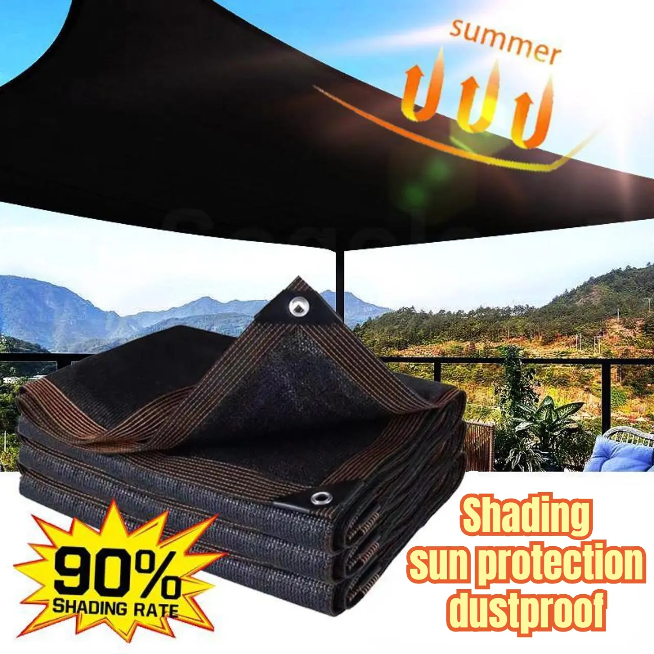 Anti Uv Sunshade Net Outdoor Trapal Waterproof Protection Net for Plant ...