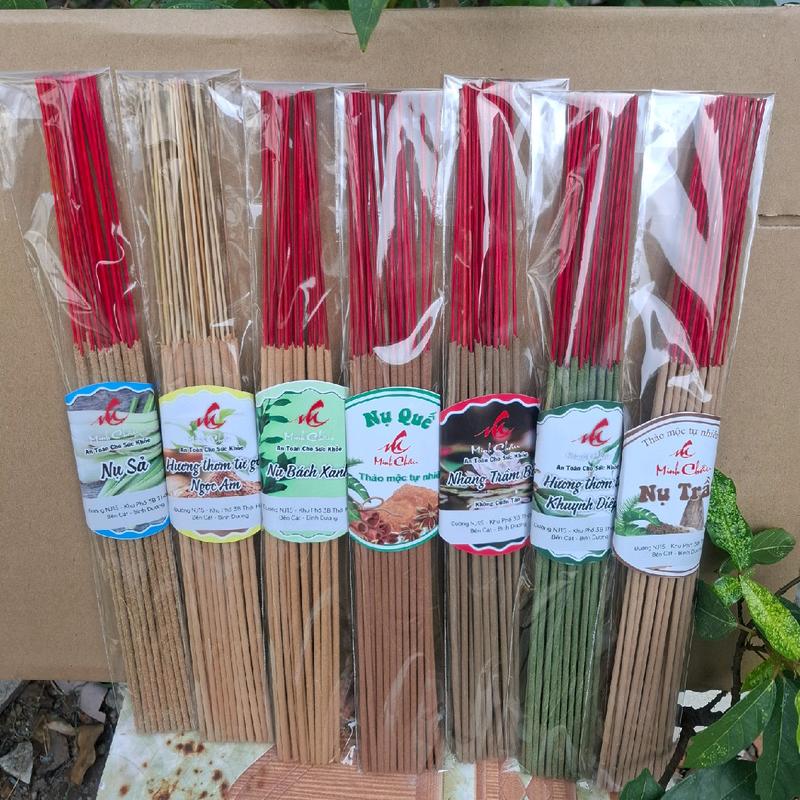 Combo mix trải nghiệm 7 mùi hương thơm tự nhiên : Trầm Hương + Quế + Khuynh Diệp + Ngọc Am + Bách Xanh + Trầm Bắc + Nhang Sả