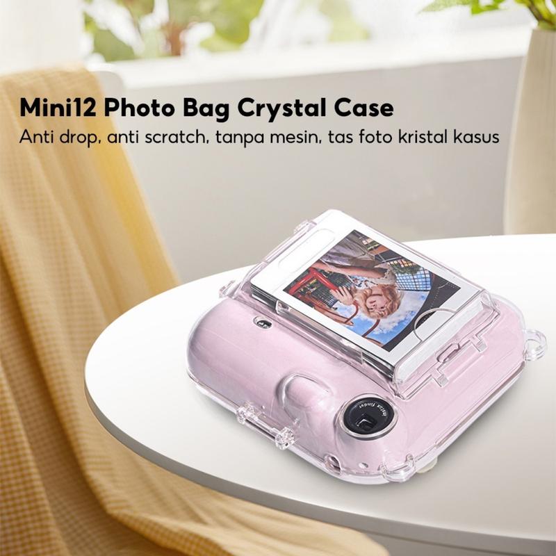 Hardcase with Pocket Foto for Fujifilm Instax Mini 12 Motif Series Case Casing Camera Kamera 5