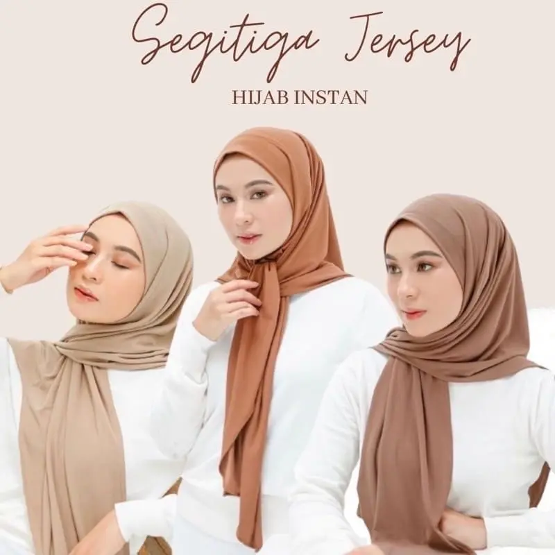 HIJAB SEGITIGA INSTAN JERSEY BY JALBA Q