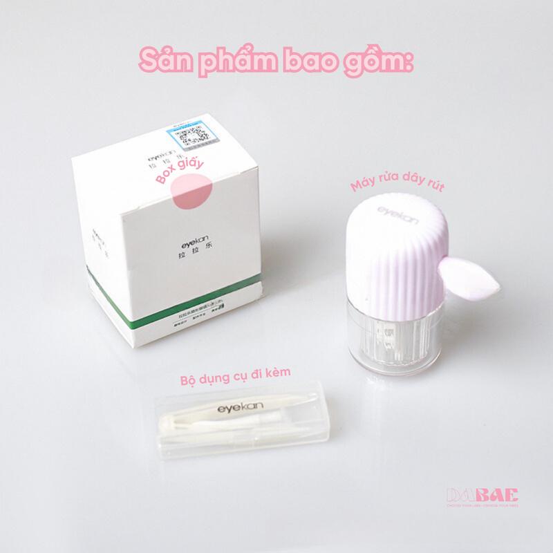 Máy rửa kính áp tròng, máy vệ sinh lens chính hãng EYEKAN 4