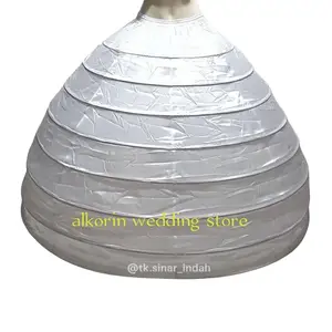 Petticoat Pengembang Gaun Ring 8 Delapan Diameter 135cm Pengembang Gaun Pengantin Kostum Barbie Petikut Wanita Dress Panjang Pesta Mewah