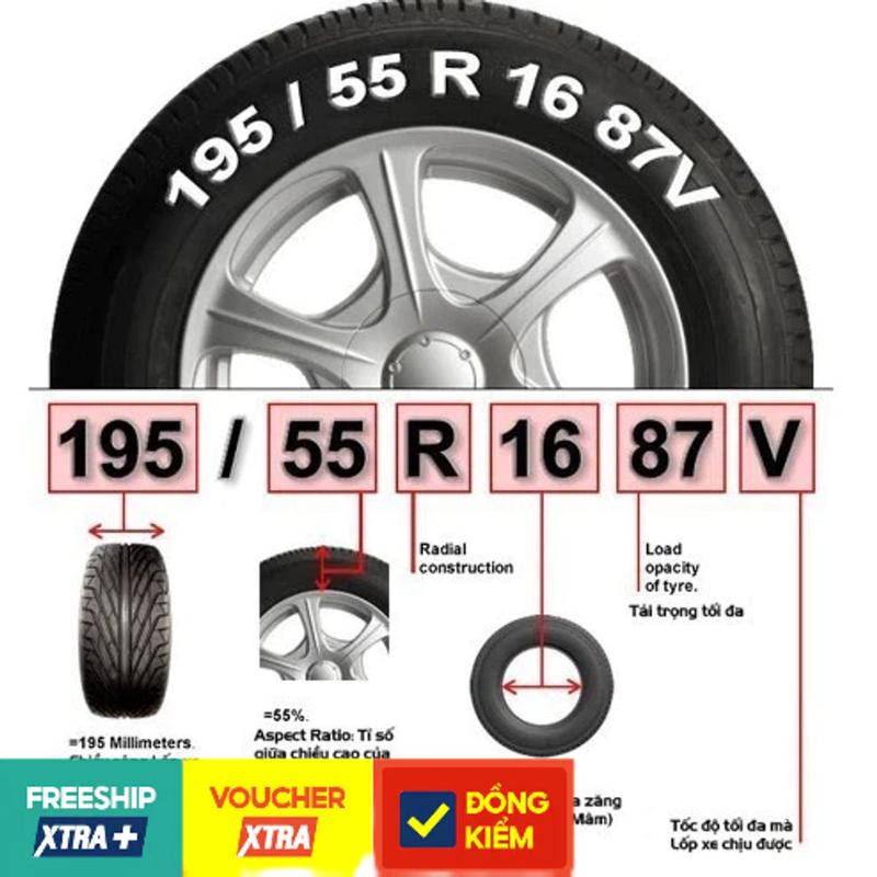 Lốp xe 205/65R16 Advenza [Bảo hành 7 năm] - Vỏ xe cao cấp đi êm dành cho xe Toyota Innova, Nissan Teana,.. Phụ Kiện 6