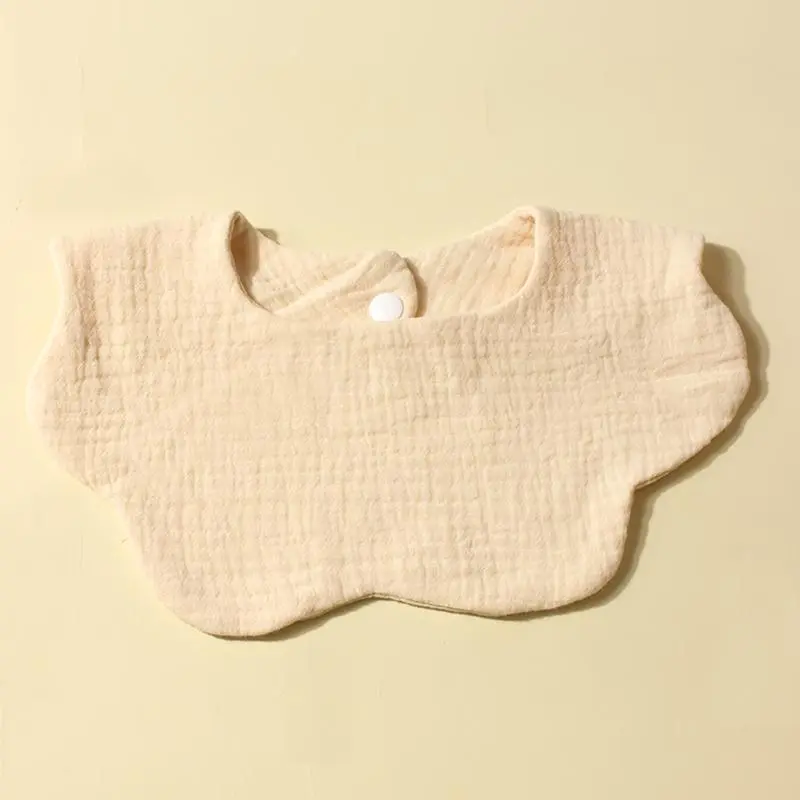 Solid Color Baby Bib, Cute Baby Bib, Soft Comfortable Breathable Burp Cloth for Baby Boys & Girls, Newborn Infant Kids Clothes 2
