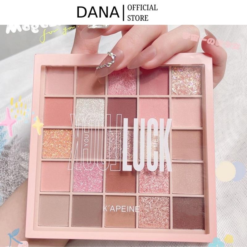 Phấn mắt 25 màu makeup tiện lợi bảng mắt nhiều màu trang điểm nhiều tone bảng phấn mắt nội địa trung DANA