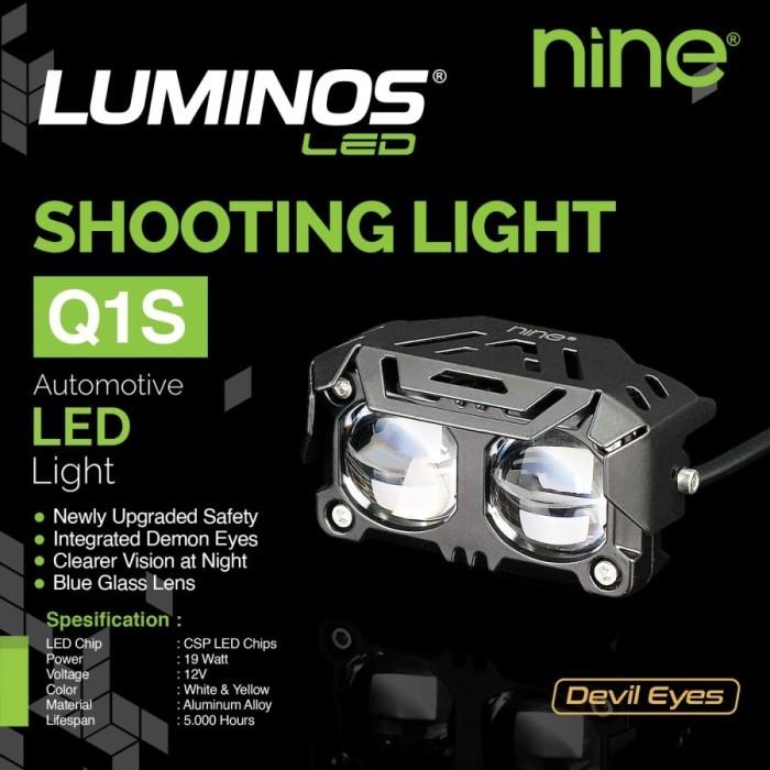 Lampu LED Tembak Sorot 2 mata LUMINOS Q1s Projektor Laser 3Mode 5000Lumen Grs 2