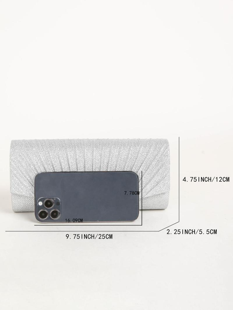 Product Introduction of Women's Elegant Evening Bag, Exquisite Clutch with Detachable Chain Strap, Trendy Bag for Wedding & Party 1