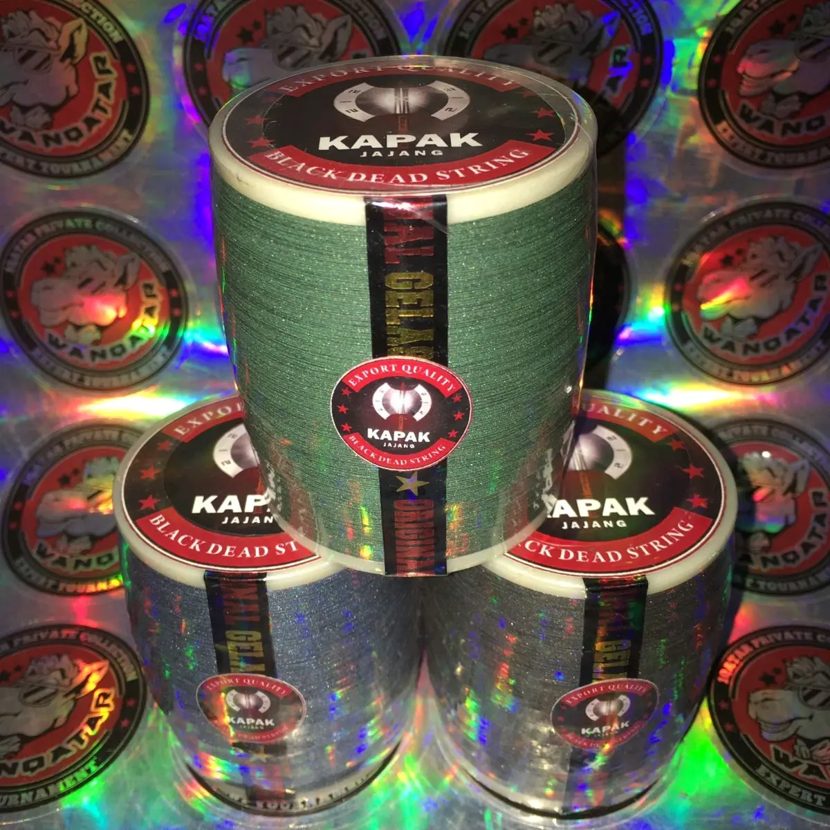 Gelasan Senar Mati  MATOT 018 KAPAK BLACK DEADSTRING Spesial Khusus turnamen layangan aduan Murah Tajam