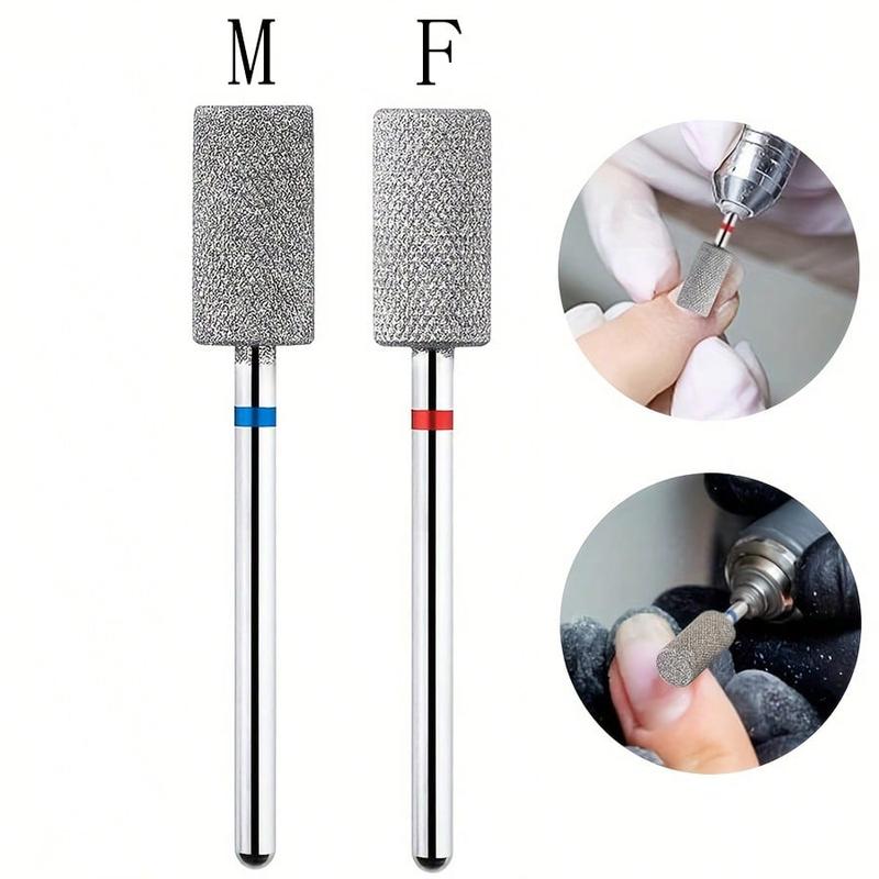 Nail Drill Bit, Shank Flat Top Barrel Shape Electric Nail File For ...