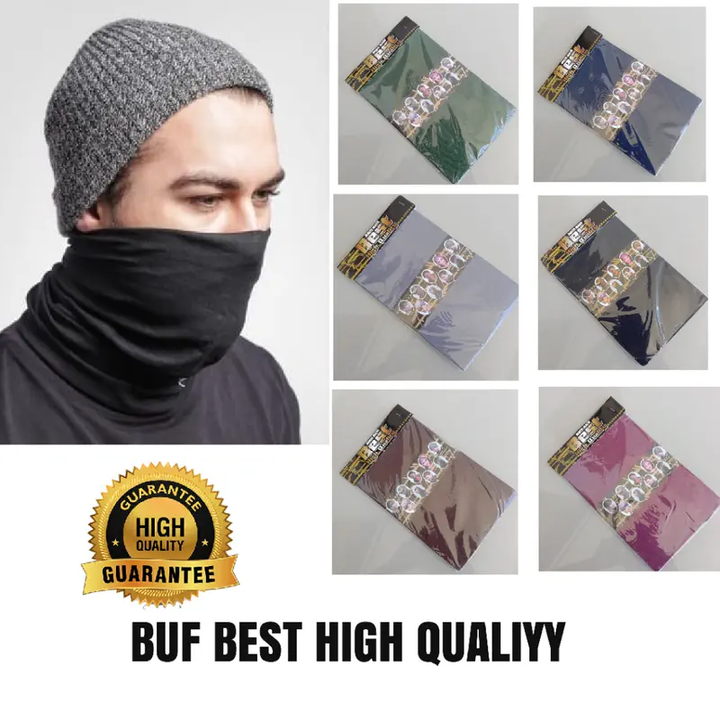 Masker baff bandana bahan jersey tebal 0