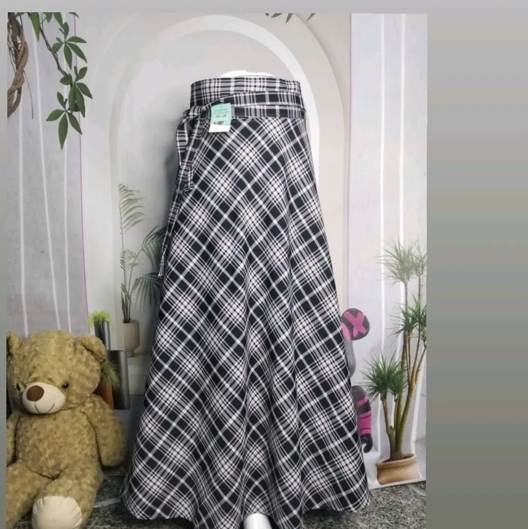 Váy Chống Nắng Xòe Dây Kaki Lụa