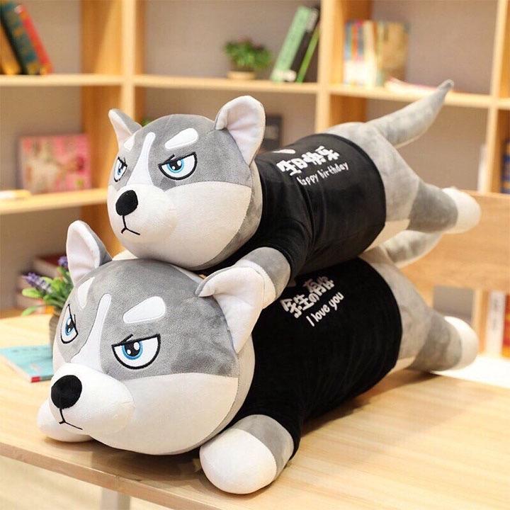 Gấu bông Chó Mèo ngáo Husky size 1m