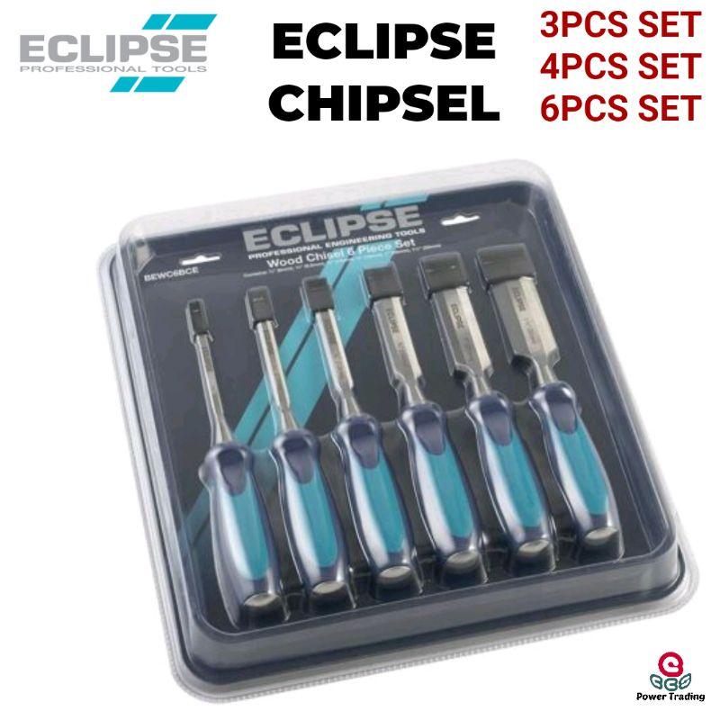 3PCS 6PCS ECLIPSE UK HEAVY DUTY WOOD CHISEL SET PAHAT KAYU - TikTok ...