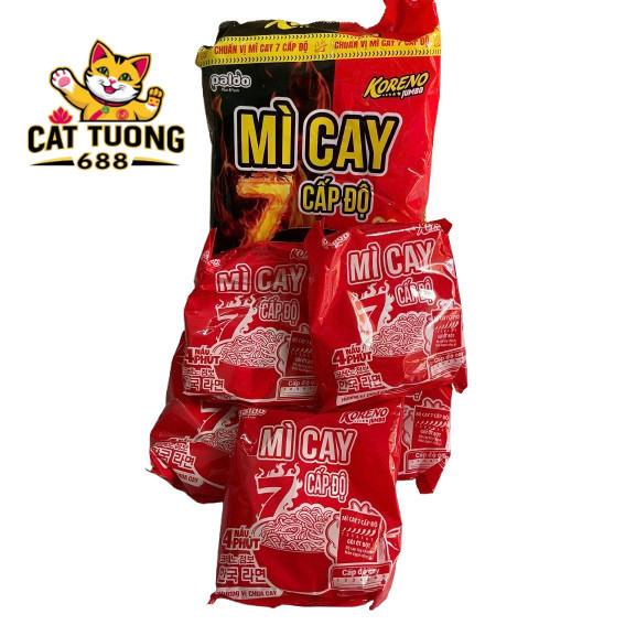 1 Lốc 10 Gói Koreno Jumbo Mì Cay 7 Cấp Độ – Thách Thức Vị Giác Kích Thích Đam Mê