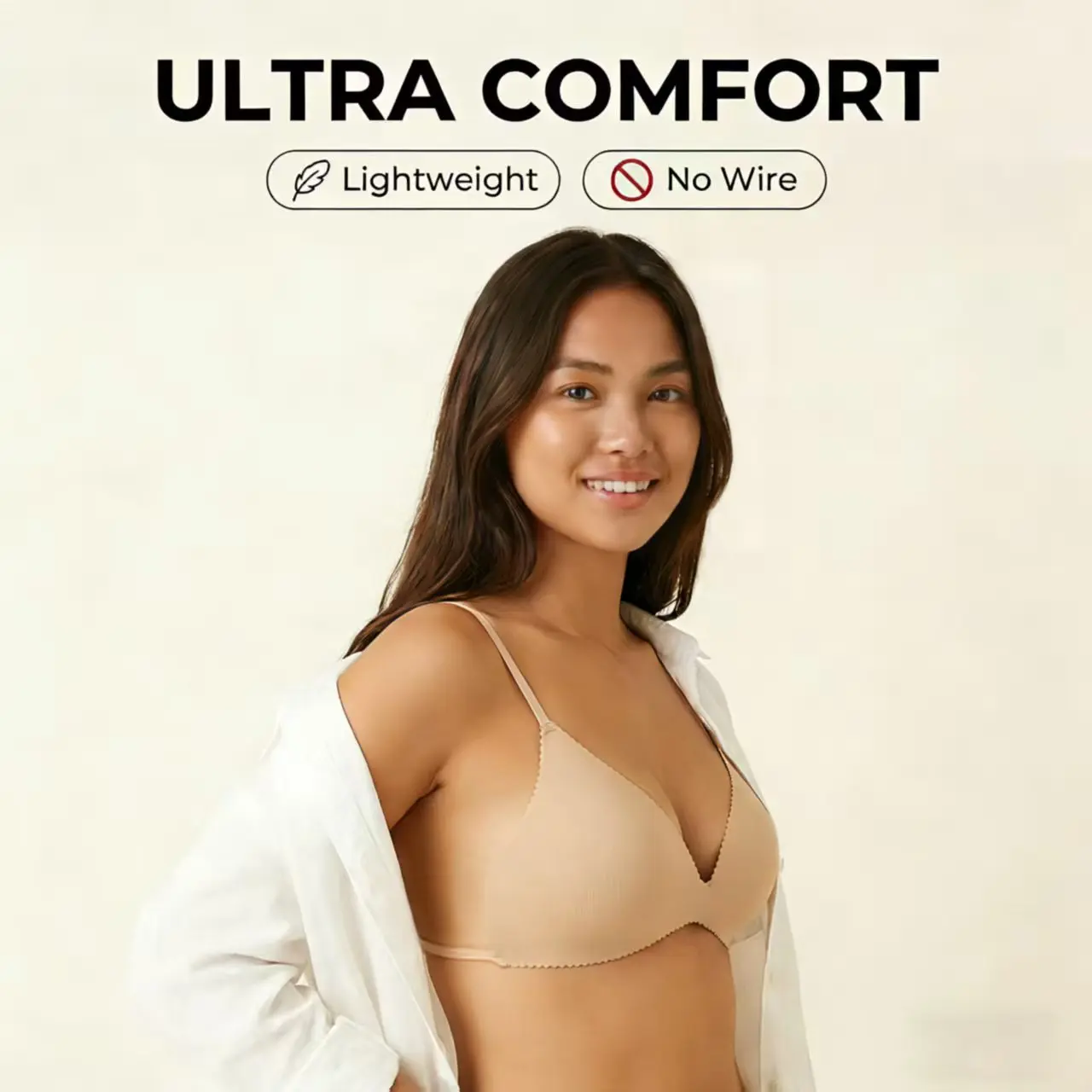 3PCS Women's Push-Up Bra Set Backless Thin Strap Design Wire-Free Lift & Sexy  Lingerie Half Cup Breathable Comfort Freesize SPBB029 for Everyday Wear  Summer Style - TikTok Shop Philippines