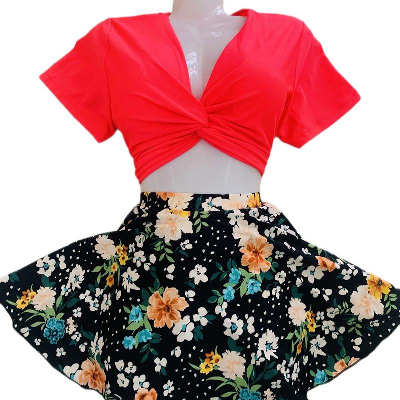 (Size 60-75kg) Các mẫu bikini 2 mảnh với áo xoắn ngực trẻ trung rực rỡ cho Nữ 4