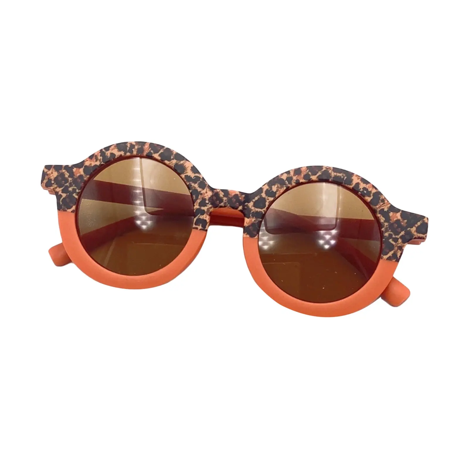 Toddlers Round Sunglasses, Little Boys Girls Retro Style Double Color Matching Anti-ultraviolet Outdoor Sports Casual Glasses