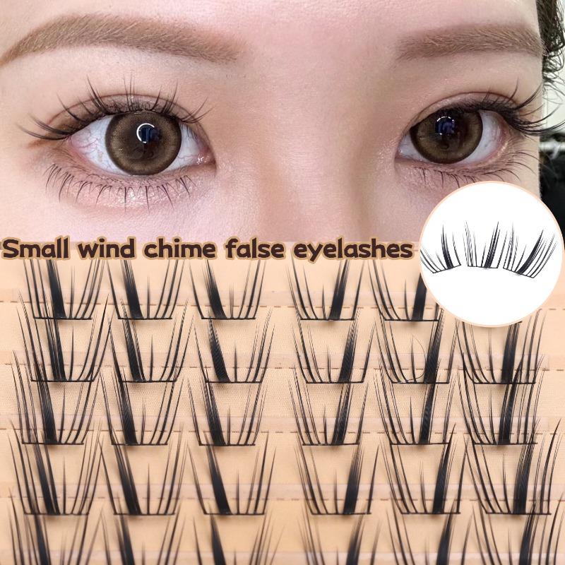 Product Introduction of 10 Rows/box Bunches Segmented Glue-free Eyelashes Individual Eyelash Cluster Natural Eyelash Extension False Lashes Makeup Tool 19