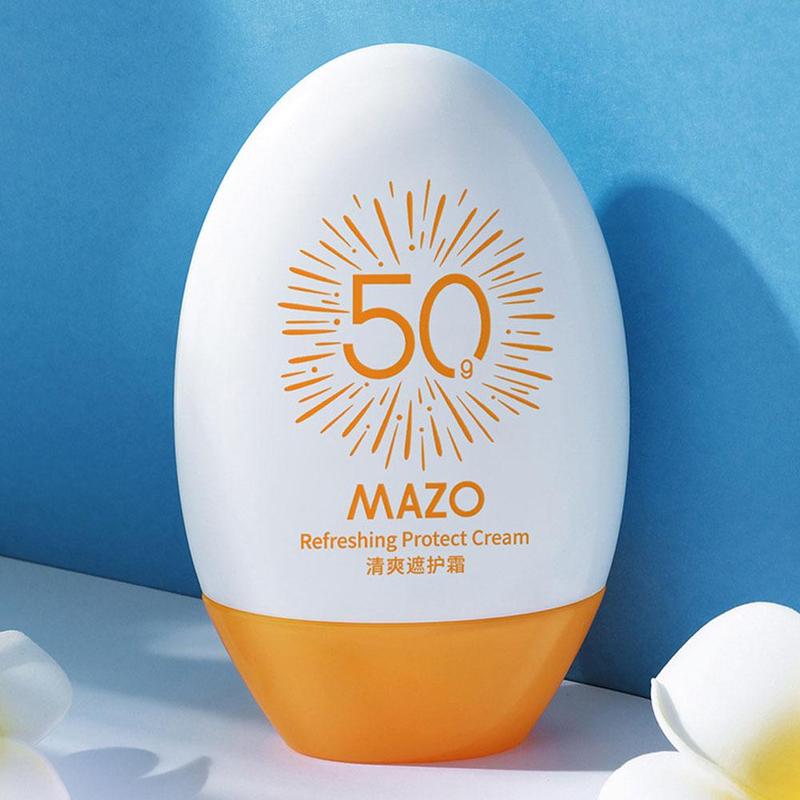 Product Introduction of Summer SPF50 Sunscreen Cream Lasting Sun Protection Refreshing Moisturizing Sunblock Cream 27