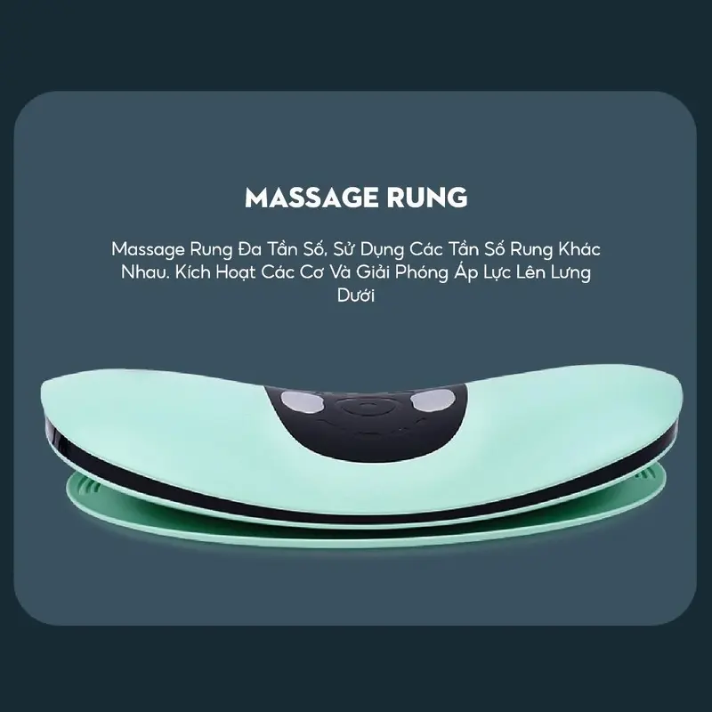 Máy massage thắt lưng, thoát vị  đĩa đệm và kéo dãn cột sống lưng chuyên sâu 5in1 - Công nghệ Đức 4
