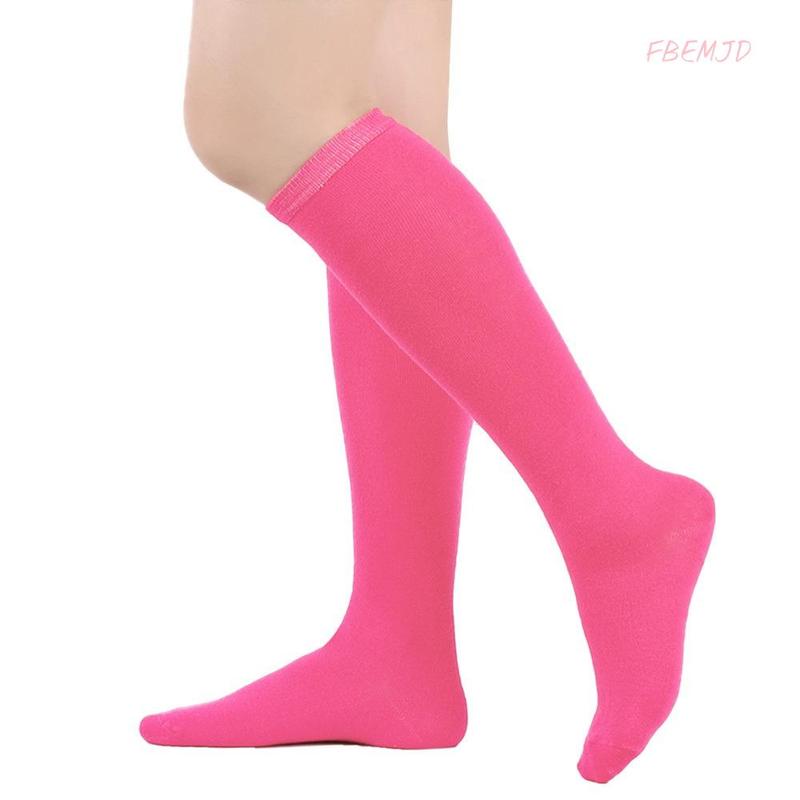 Product Introduction of Womens Knee High Stockings Pure School Style Solid Color Elastic Casual Fashion Comfortable Knee Socks 24