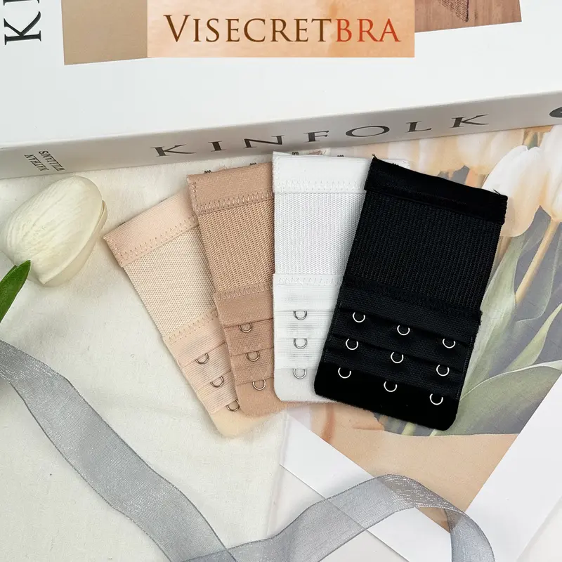 Miếng Nối Áo Lót Áo Bra Rộng Loại Dài Tăng Size 3 Móc Cài Móc Nới Có Chun Nhiều Màu Chất Liệu Thép Không Gỉ -- VN231201 1