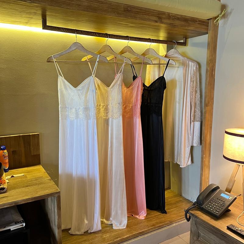 | Cinderella Sleepwear | Đầm Ngủ Phối Ren Xuyên Thấu Không Kèm Choàng Không Mút