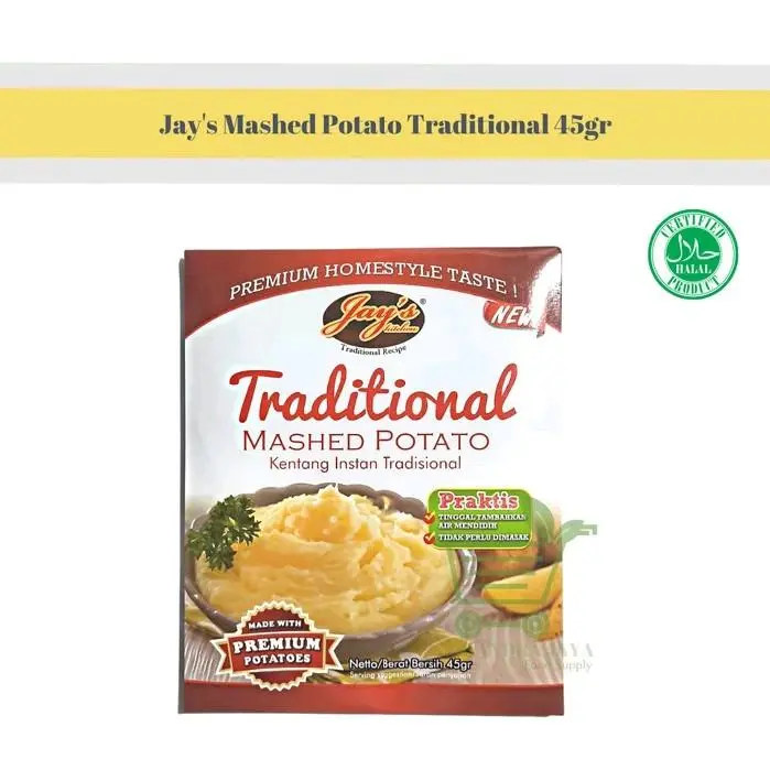 Jays Mashed Potato Traditional 45gr Kentang Instan rasa Tradisional 1
