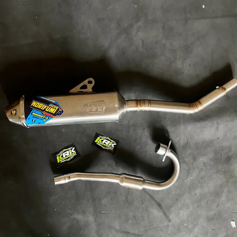 Knalpot Norifumi Roket 4 Bore up model terbaru sangat cocok untuk motor CRF, KLX dan WR 155 1