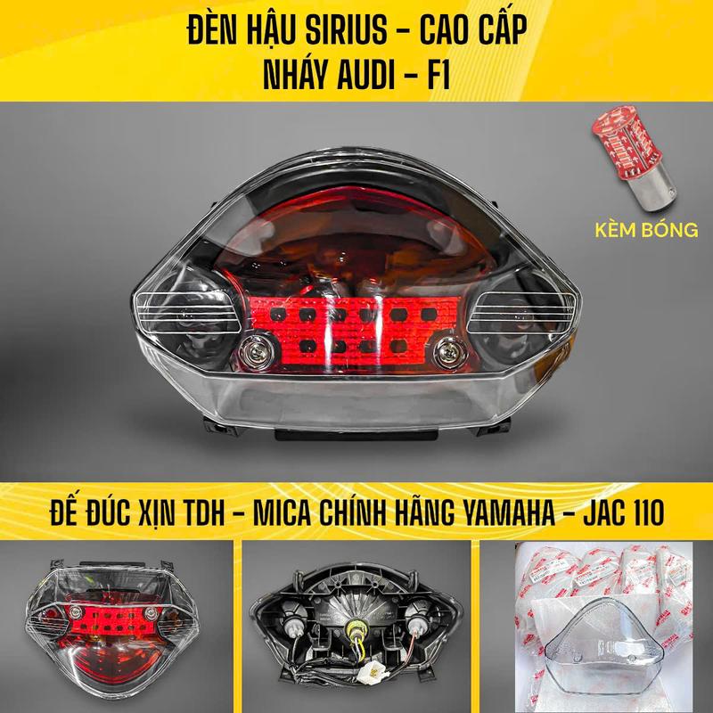 Đèn Hậu Sirius Nháy Audi Stop F1 - Mica Hãng Ya Xi Nhan Phụ Tùng
