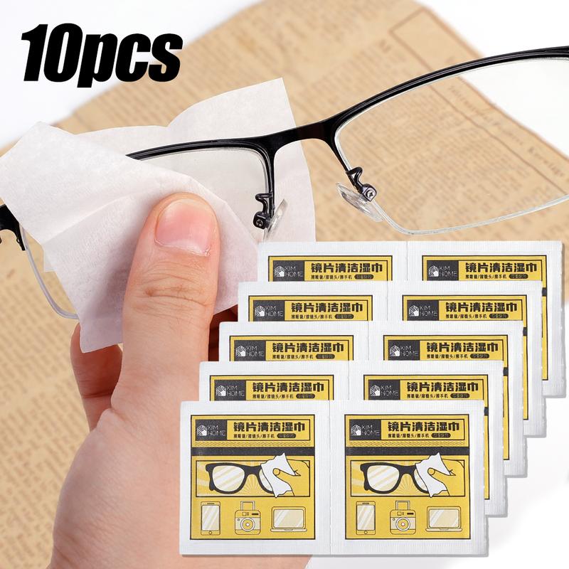 Product Introduction of 10/100Pcs Disposable Anti-fog Glasses Wet Wipes Portable Sunglasses Cleaning Cloth for Mobile Phone Screen Cleaning Lens Wipes 23