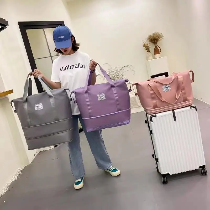 Orynne Bag Tas Lipat 2142 Travel Besar Carry Bag Waterproof Anti air Multifungsi Foldbag Wanita 4