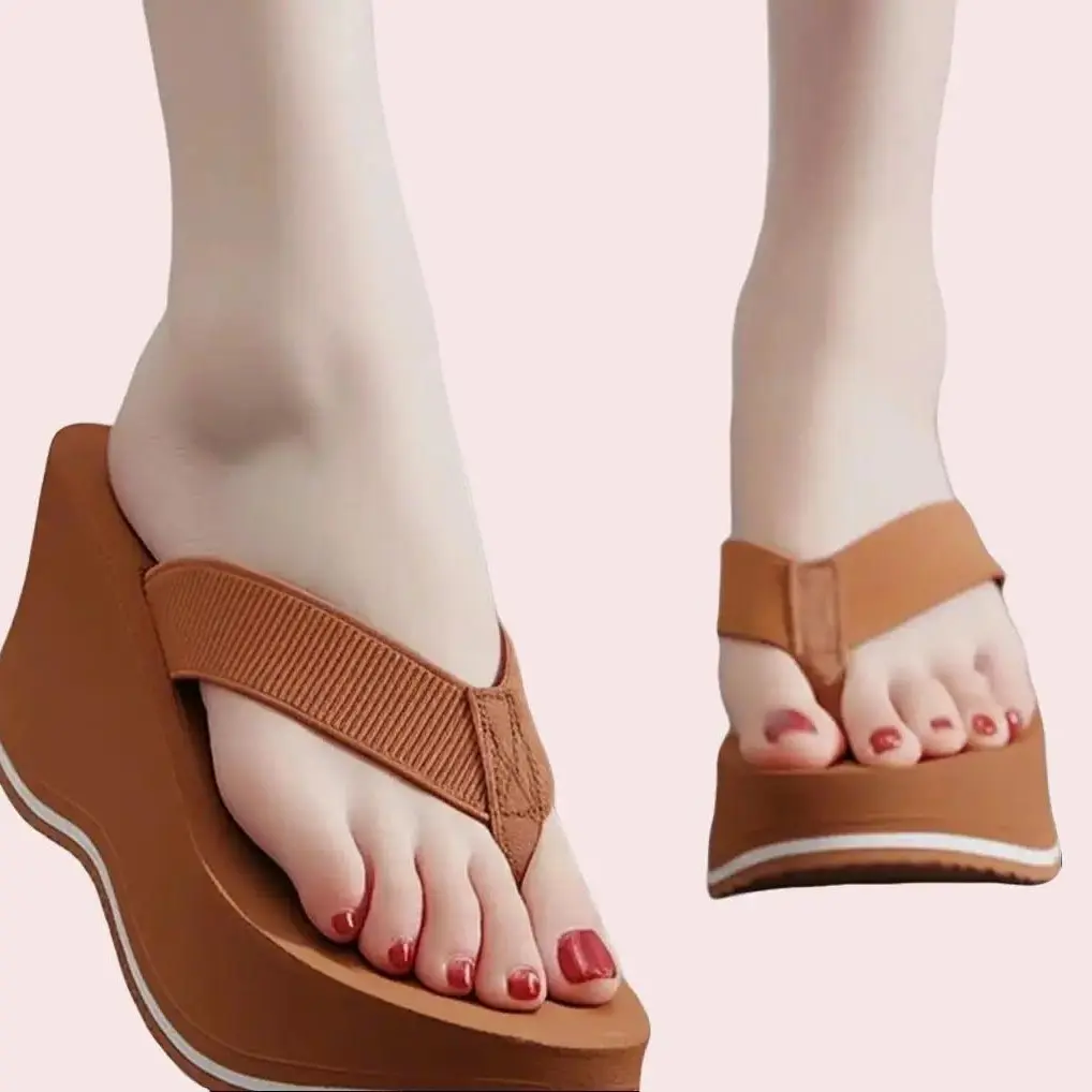 Dép kẹp đế xuồng lượn sóng quai dù 5f, 7f, 9f,dé p,dép nữ xinh,dép nữ kiểu đẹp,dép nữ girl phố nữ,dép lào,dép lê