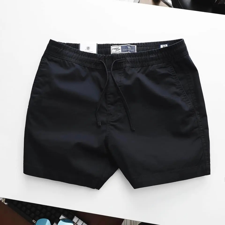 (MS 776)Quần short nam lưng chun màu đen co giãn 4 chiều cực đẹp form ôm dáng skinny chuẩn size_TH68 Menswear Kem Menswear Kem Pants Có Túi