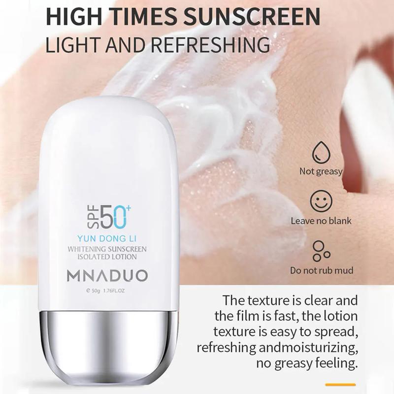 Product Introduction of Whitening UV Sunscreen Cream SPF50+ Sunblock Moisturizing Anti Aging Dust Oil Control Reduce Melanin Skin Care 23