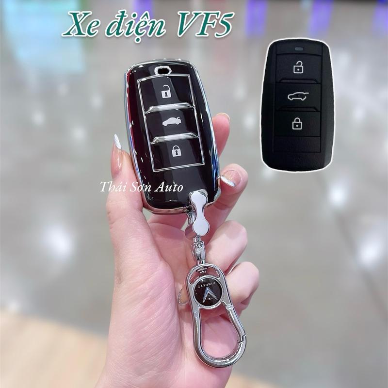 Ốp chìa khoá Xe điện Vinfast VF5 chất liệu TPU Móc Khoá Móc Khóa