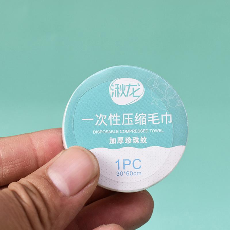 Khăn Nén, Bộ 10 Chiếc, Khăn Nhanh Khô Du Lịch, Khăn Vải Dùng Một Lần Thích Hợp Cho Du Lịch Khách Sạn, Có Thể Giặt Được, Khăn Ăn, Khăn Lau, Sử Dụng Ngoài Trời 3