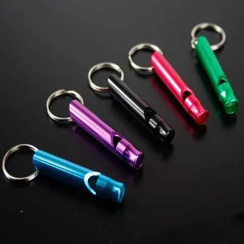 TaffSPORT Keychant Gantungan Tas / Gantungan kunci Peluit Aluminium Keychain - HW1139