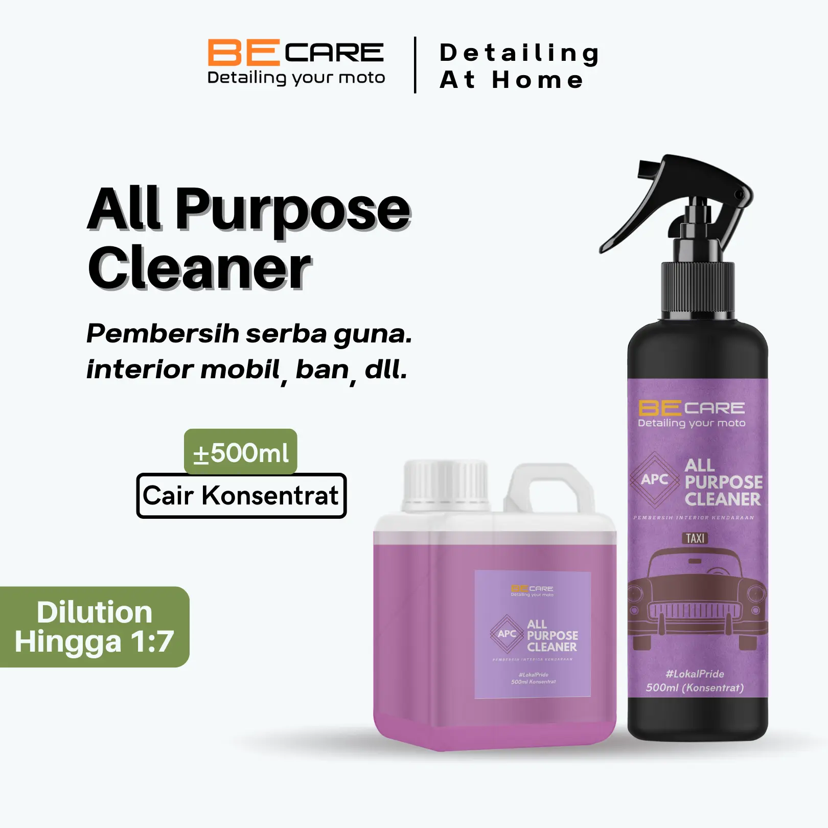 ALL PURPOSE CLEANER - Pembersih Penghilang Noda Jok Jog Plafond Dashboard Interior Mobil