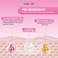 Gambar OMG Oh My Glow 10% Niacinamide Pro Tranexamic Acid Ultra Brightening Expert Serum 17ml/Serum Wajah - 10% Expert Serum, OMG dari Kios 0fficial Kota Administrasi Jakarta Barat 2 Tokopedia
