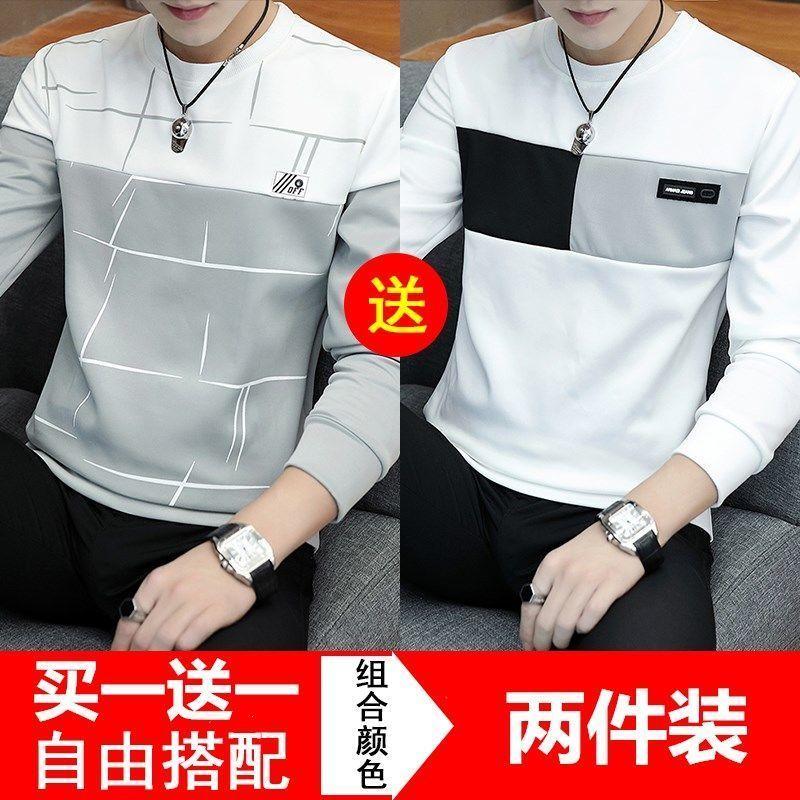 Product Introduction of Áo Thun Dài Tay, Dành Cho Nam Giới, Bộ Sưu Tập Mùa Xuân Và Mùa Thu 2024, Hàng Mới Về, Áo Len Cổ Tròn, Dáng Ôm, In Hình Hợp Xu hướng, Áo Lớp Nền Quần Áo, Thích Hợp Cho Quần Áo Mùa Thu, T 1
