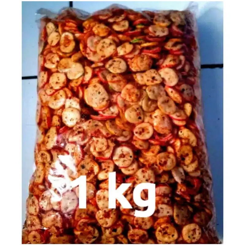 Seblak kering Jablay kemplang seblak kering Extra pedas Daun jeruk Netto 1000 gram/1 kg Cemilan Instan Food